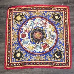 vintage 1970s Avon 'Sign of the Stars' astrological zodiac scarf 🧣